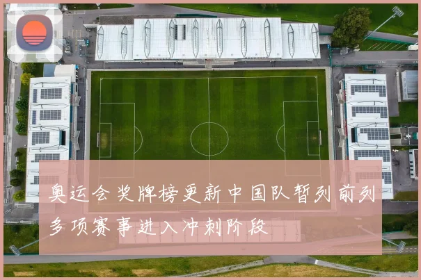 奥运会奖牌榜更新中国队暂列前列多项赛事进入冲刺阶段